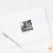 Sadlers Wells Theater, gegraveerd door J. Garner Vierkante Sticker (Envelop)