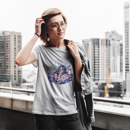 Sadness Clouds Woman T-shirt