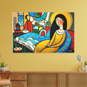 Sadness devours the soul canvas afdruk (Insitu (Woonkamer))