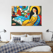 Sadness devours the soul canvas afdruk (Insitu (Slaapkamer))