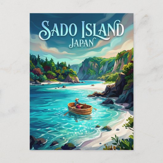 Sado-eiland Japan Briefkaart (Voorkant)