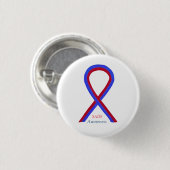 SADS Awareness Ribbon Gepersonaliseerd Pin Buttonn Ronde Button 3,2 Cm (Voorkant /achterkant)
