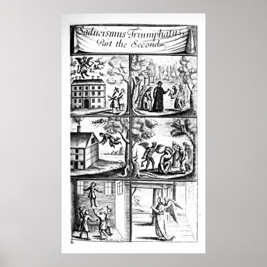 Saducismus Triumphatus, tweede deel Poster (Voorkant)