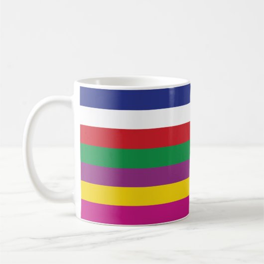 Saekdong Korean Lucky Seven Stripes Koffiemok (Links)