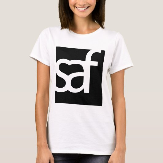 SAF logo T (voor en achter) T-shirt (Voorkant)