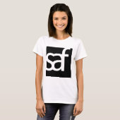 SAF logo T (voor en achter) T-shirt (Voorkant volledig)