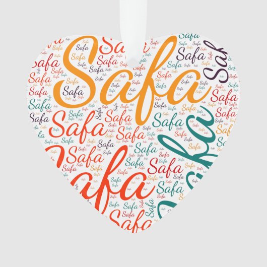 Safa Ornament (voorkant)