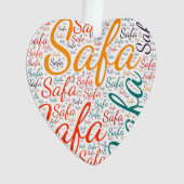 Safa Ornament (voorkant)