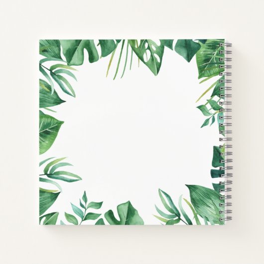 Safari 1e Verjaardag Gastenboek Spiral Notitieboek (Achterkant)