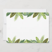 Safari 1e verjaardag uitnodiging jongen foto (Achterkant)