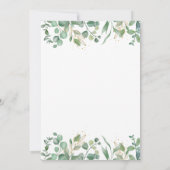 Safari 1e verjaardag Wild One | Gouden Oerwouden Kaart (Achterkant)