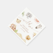 SAFARI 1e verjaardagsfeestje Servet (Hoek)