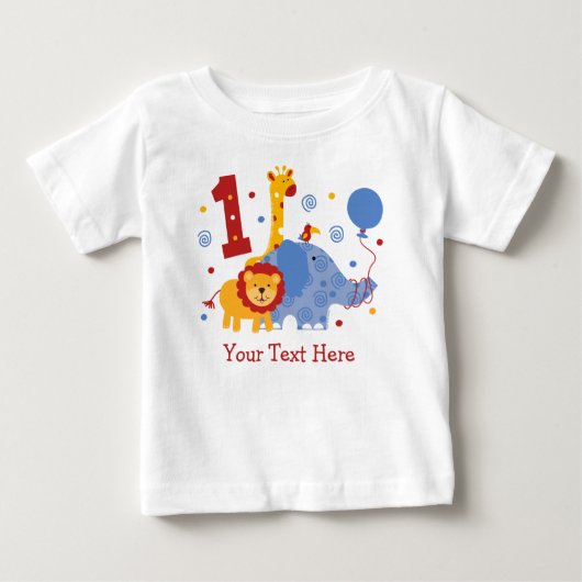 Safari 1st Birthday Custom (Voorkant)