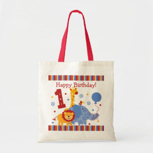 Safari 1st Birthday Custom Bag Tote Bag