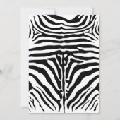 Safari 1st Birthday Invite in het Spaans, 1er cump Kaart (Achterkant)