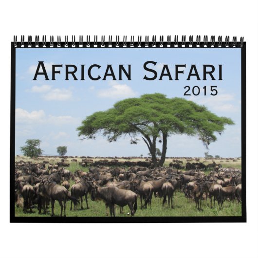 safari 2015 kalender (Hoes)
