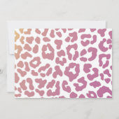 Safari 3e Meisje Jong Wild Drie Foto Verjaardag Kaart (Achterkant)