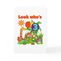 Safari 3e verjaardag Tshirts en geschenken