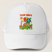 Safari 4e verjaardag Tshirts en geschenken Trucker Pet (Voorkant)