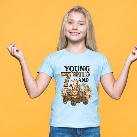 Safari 7e Verjaardag T-Shirt