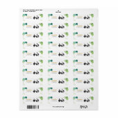 Safari Adresetiketten Wilde 1 Dieren Oerwoud diere Etiket (Full Sheet)