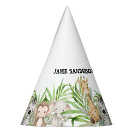 Safari Adventure 1e verjaardag Feesthoedjes