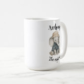 Safari Adventure Babies | Cute Watercolour Animals Koffiemok (Voorkant rechts)