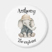 Safari Adventure Babies | Cute Watercolour Animals Magneet (Voorkant)