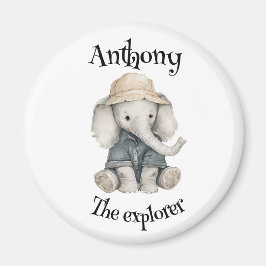 Safari Adventure Babies | Cute Watercolour Animals Magneet