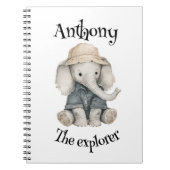 Safari Adventure Babies | Cute Watercolour Animals Notitieboek (Voorkant)