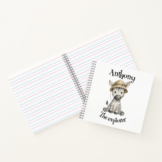 Safari Adventure Babies | Cute Watercolour Animals Notitieboek (Binnen)