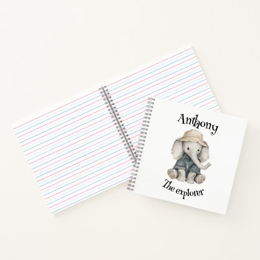 Safari Adventure Babies | Cute Watercolour Animals Notitieboek (Binnen)