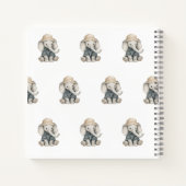 Safari Adventure Babies | Cute Watercolour Animals Notitieboek (Achterkant)