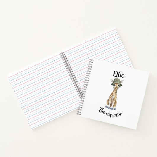 Safari Adventure Babies | Cute Watercolour Animals Notitieboek (Binnen)