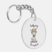 Safari Adventure Babies | Cute Watercolour Animals Sleutelhanger (Voorkant Links)