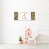 Safari Adventure Baby Boy Shower Room Name Banner (Insitu)