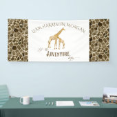 Safari Adventure Baby Boy Shower Room Name Banner (Beurs)