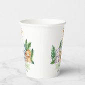 Safari Adventure Baby shower Papieren Bekers (Rechts)