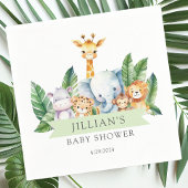 Safari Adventure Baby shower Servet