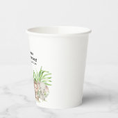 Safari Adventure Paper-Bord Papieren Bekers (Links)