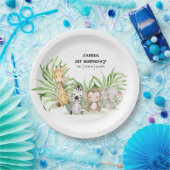 Safari Adventure Paper-Bord Papieren Bordje (Feest)