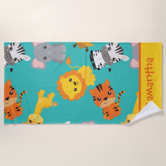 Safari Adventure Strandlaken (Voorkant)