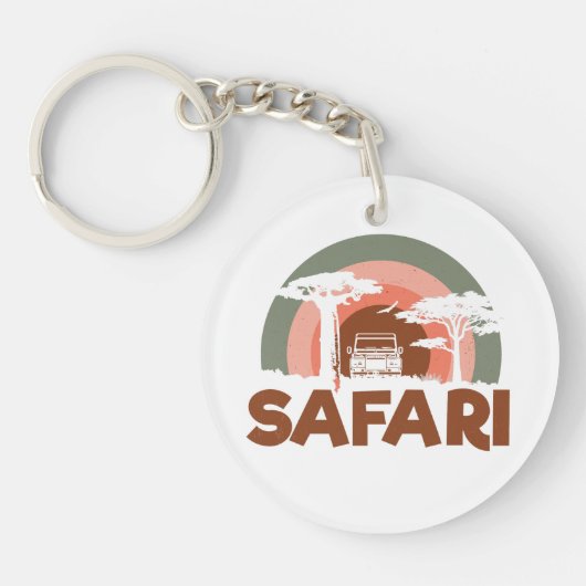 Safari Africa Thema Sleutelhanger (Voorkant)