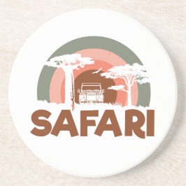 Safari Africa Thema Zandsteen Onderzetter