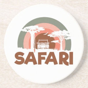 Safari Africa Thema Zandsteen Onderzetter