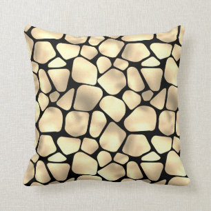 Safari African Champaigne Gold Zebra Animal Skin Kussen