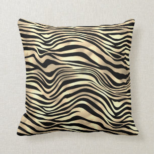 Safari African Gold Glam Animal Skin Sepia Kussen