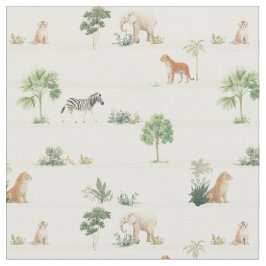 Safari African jungle animals - national park Stof