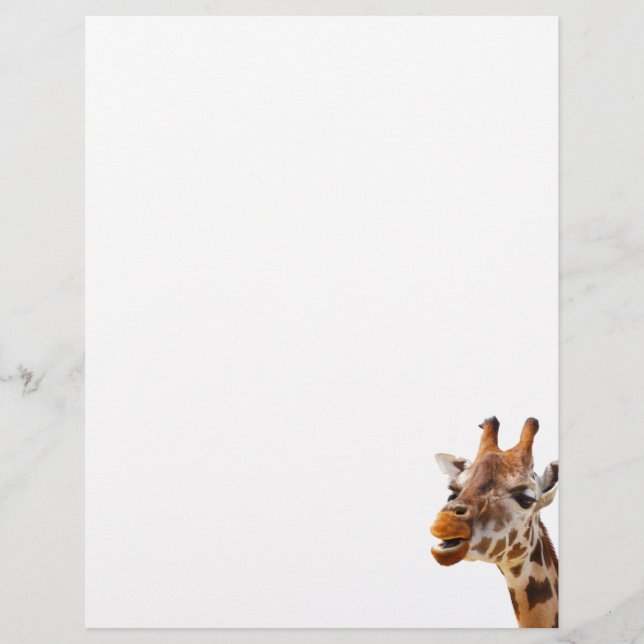 Safari Afrika Oerwoud Giraffe (Voorkant)