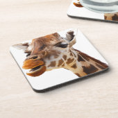 Safari Afrika Oerwoud Giraffe Bier Onderzetter (Linkerzijde)